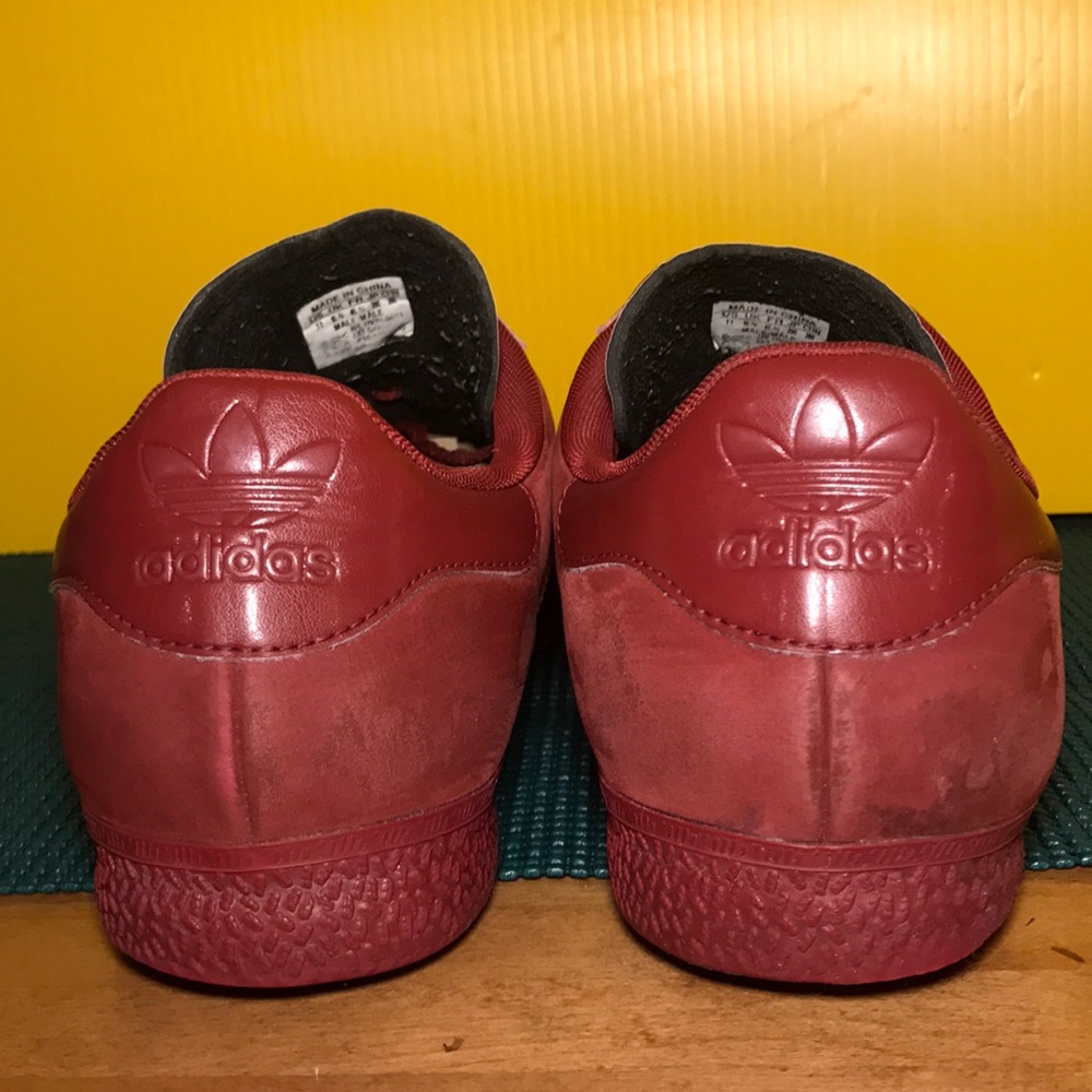 ๐ดSOLD๐ด ADIDAS GAZELLE Maroon Sneakers Size 11 - Picture 7 of 8
